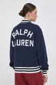 tmavomodrá Obojstranná bunda bomber Polo Ralph Lauren