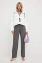 Pinko bluza bawełniana 101831.A162 fioletowy AW23