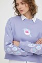 Levi's bluza bawełniana fioletowy A6095.0001