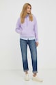 Levi's bluza bawełniana 24693.0050 fioletowy AW23