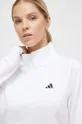 fehér adidas Performance edzős pulóver
