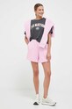 adidas Originals bluza bawełniana różowy IK6472