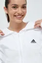 bijela Pamučna dukserica adidas