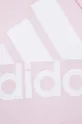 ružová Bavlnená mikina adidas