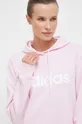 рожевий Бавовняна кофта adidas Жіночий