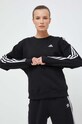 Бавовняна кофта adidas IC8766 чорний AW23