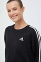 czarny adidas bluza bawełniana