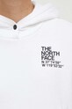 Βαμβακερή μπλούζα The North Face NF0A8543FN41 λευκό