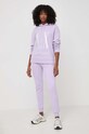 Armani Exchange hanorac de bumbac 8NYM52.YJ68Z violet AA00