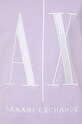 Бавовняна кофта Armani Exchange 8NYM52.YJ68Z фіолетовий