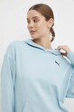Bavlnená mikina Puma BETTER ESSENTIALS modrá 675988