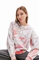 Ρούχα Μπλούζα Desigual 23WWSK08 λευκό