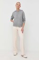 Μάλλινη μπλούζα Max Mara Leisure 2333660136600 γκρί AW23