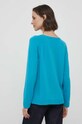 Odzież United Colors of Benetton sweter z domieszką wełny 1035D1P17.68F turkusowy
