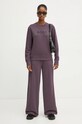 Boss Orange hanorac de bumbac BOSS ORANGE 50501154 violet AW24