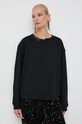 Βαμβακερή μπλούζα Pinko 102294.A1CP μαύρο AW23