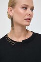 Βαμβακερή μπλούζα Pinko μαύρο 102294.A1CP