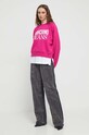 Βαμβακερή μπλούζα Moschino Jeans 1714.8756 ροζ AW23