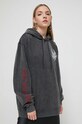 HUGO bluza bawełniana 50499233 szary AW23