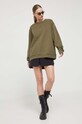 Bavlnená mikina HUGO 50500459 zelená AW23