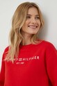Μπλούζα Tommy Hilfiger WW0WW39791 κόκκινο