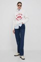 Μπλούζα Tommy Hilfiger WW0WW39800 μπεζ AW23