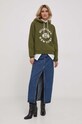 Mikina Tommy Hilfiger WW0WW39800 zelená AW23