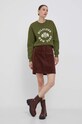 Μπλούζα Tommy Hilfiger WW0WW39805 πράσινο AW23