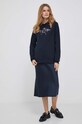 Tommy Hilfiger bluza bawełniana WW0WW40291 granatowy AW23