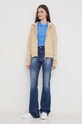 Tommy Hilfiger bluză WW0WW39189 bej SS24