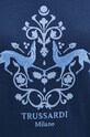 Хлопковая кофта Trussardi 56F00276.1T006158 тёмно-синий