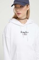 Ρούχα Μπλούζα Tommy Jeans DW0DW16406 λευκό