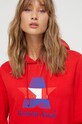 Tommy Jeans bluza bawełniana czerwony DW0DW17690