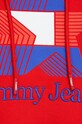 Tommy Jeans bluza bawełniana DW0DW17690 czerwony