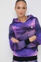 Бавовняна кофта PLEIN SPORT фіолетовий AACC.WJB1670.SJO001N
