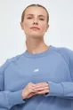 μπλε Βαμβακερή μπλούζα New Balance