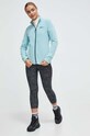 Sportovní mikina Jack Wolfskin Taunus 1711391 tyrkysová AW25