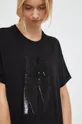 Βαμβακερό μπλουζάκι DKNY 100% Βαμβάκι