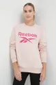 ροζ Μπλούζα Reebok Γυναικεία