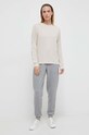Φούτερ lounge Tommy Hilfiger UW0UW04872 μπεζ AW23