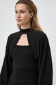 Μπλούζα Karl Lagerfeld 236W1809 μαύρο