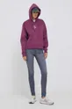 Μπλούζα Calvin Klein Jeans μωβ