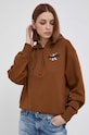 Μπλούζα Calvin Klein Jeans καφέ J20J222718