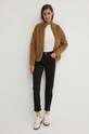 Fjallraven bluza polarowa Vardag Pile F84789.232 brązowy AW23