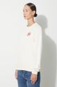 Βαμβακερή μπλούζα Fjallraven 1960 Logo μπεζ F87230.113