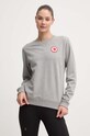 Bavlnená mikina Fjallraven 1960 Logo sivá F87230.020.999