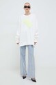 MMC STUDIO hanorac de bumbac SWEATSHIRT.LABEL alb AW23