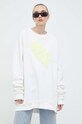 MMC STUDIO hanorac de bumbac alb SWEATSHIRT.LABEL