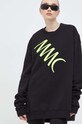 Pamučna dukserica MMC STUDIO crna SWEATSHIRT.LABEL