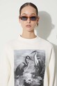 Heron Preston cotton sweatshirt Nf Heron Bw Crewneck HWBA014C99JER0030110 beige